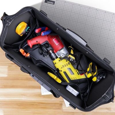 Sacchetto utensili impermeabile per lavori pesanti, customisato, sacchetto utensili di manutenzione, medio morbido