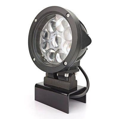 Customized Forklift Blue Spot Light with Diecast Aluminum Housing Stainless Steel Bracket and PMMA Lens