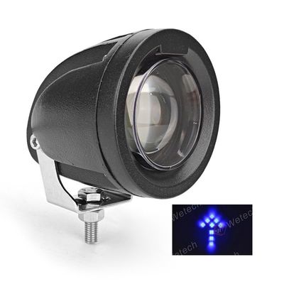 Luce di avvertimento per carrelli elevatori a freccia blu con supporto di montaggio in acciaio inossidabile per sicurezza e durata