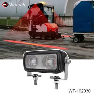 Lampade di lavoro impermeabili per carrelli elevatori 12V 24V Lampade di sicurezza per pedoni per carrelli elevatori 30W