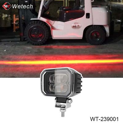 10V - 80V Forklift Red Zone Light 30W LED Forklift luci di sicurezza con bracket in acciaio inossidabile