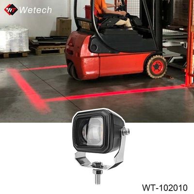 10V - 80V forklift luce zona rossa 10W blu luci per carrelli elevatori con alluminio coagulato