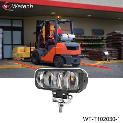 Alte luminosità carrelli elevatori zona rossa luce 30W LED carrelli elevatori luci impermeabile