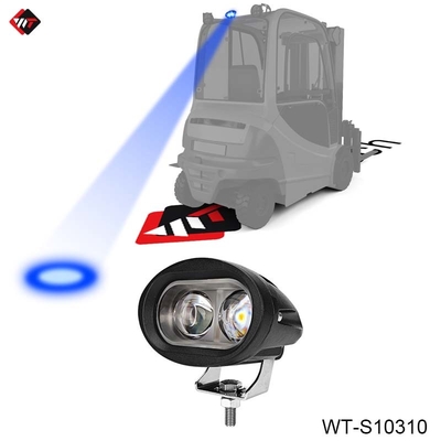 10W LED Blue Spot Light 10V - 80V Con alloggiamento in alluminio stampato