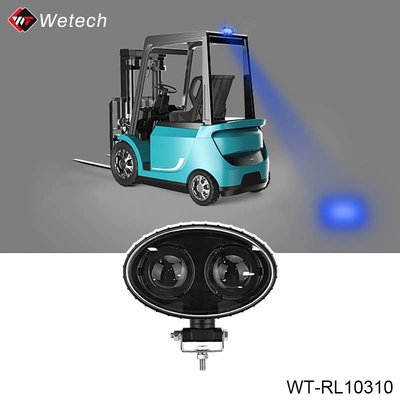 10V - 80V Blu LED Spot Light IP67 Truck Spot Light con supporto di montaggio in acciaio inossidabile