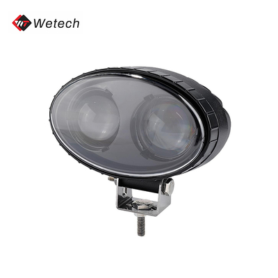 10V - 80V Blu LED Spot Light IP67 Truck Spot Light con supporto di montaggio in acciaio inossidabile