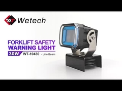 WT-10460 Luci di sicurezza blu per carrelli elevatori 60W Lampada per carrelli elevatori personalizzata