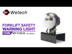 WT-T10310 IP67 Forklift Arc Safety Light 10W Forklift Luci laterali rosse