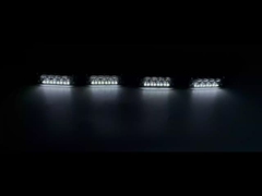 WT-10912 12V - 24V Luci di segnalazione stroboscopiche a LED IP67 Luce stroboscopica laterale lampeggiante per veicoli