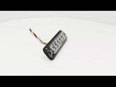WT-D10918 Luce stroboscopica per camion da 18W LED ad alta luminosità Luci stroboscopiche per griglia IP67 Materiali lenti in policarbonato