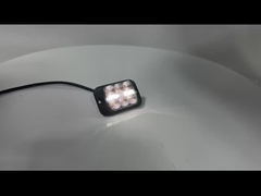 WT-10918-2 Luci di segnalazione stroboscopiche a LED 12-24V IP67 Luce stroboscopica per camion, carrello elevatore, trattore, escavatore