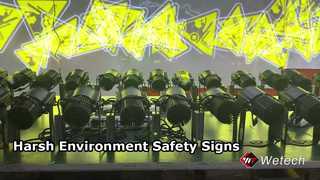 Proiettore Gobo LED da 240 W IP65 Segnaletica di sicurezza